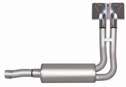 1988–1993 Chevrolet Gmc C/K 1500 5.7L V8 Standard Cab 6.5' Bed Stainless Steel Gibson Super Truck 3" Cat-Back Exhaust System 1