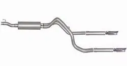 2006–2008 Dodge Ram 1500 5.7L V8 Dual 2.5" Cat-Back Exhaust – Aluminized, For Quad Or Standard Cab Short Bed Models 1