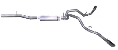 2014–2018 Chevrolet Silverado & Gmc Sierra 1500 5.3L V8 6.5' Bed Crew Cab Gibson Extreme Dual Stainless Steel Cat-Back Exhaust 1