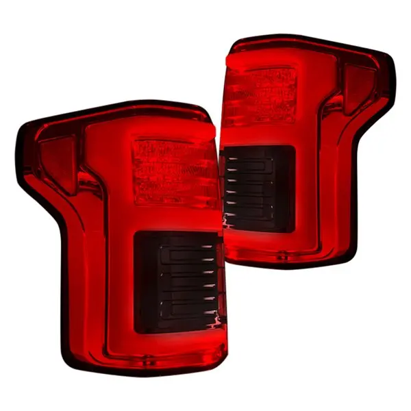 2015–2017 Ford F-150 & 2017–2018 Raptor Red Led Tail Lights – Blind Spot Compatible 1