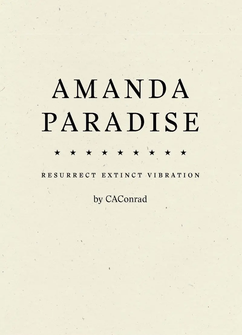 Amanda Paradise: Literary Reflections 1