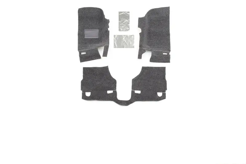 Bedrug 3-Piece Front Floor Liner Kit For 2007–2010 Jeep Wrangler Jk (2-Door) 1