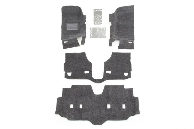 Bedrug 4-Piece Front Floor Liner Kit For 2007–2017 Jeep Wrangler Jk (4-Door) 1