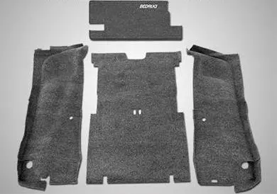 Bedrug 4-Piece Rear Cargo Floor Liner Kit For 2003–2006 Jeep Wrangler Lj Unlimited 1