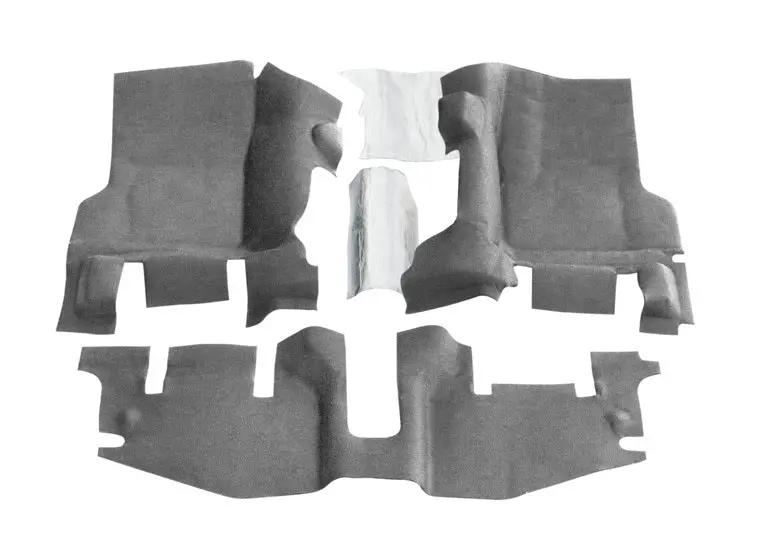 Bedrug Bedtred 3-Piece Front Floor Liner Kit For 1997–2006 Jeep Wrangler Tj 1