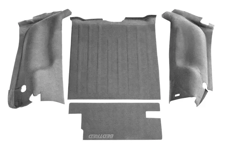 Bedrug Bedtred 4-Piece Rear Floor Liner Kit For 1997–2006 Jeep Wrangler Tj 1