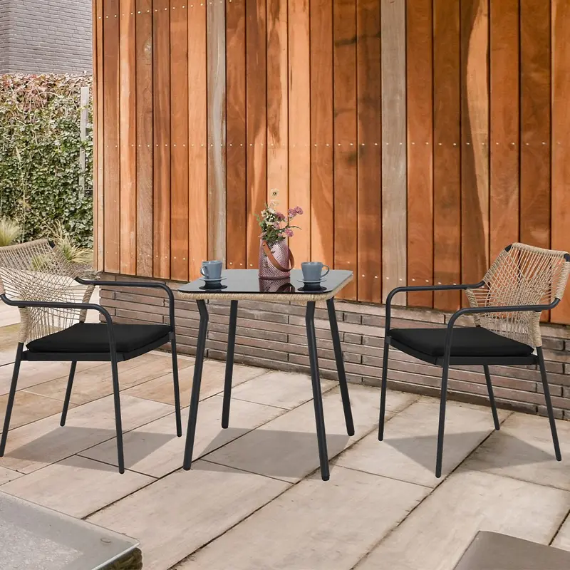 Capri Compact Bistro Furniture Set For Small Patios & Balconies 1