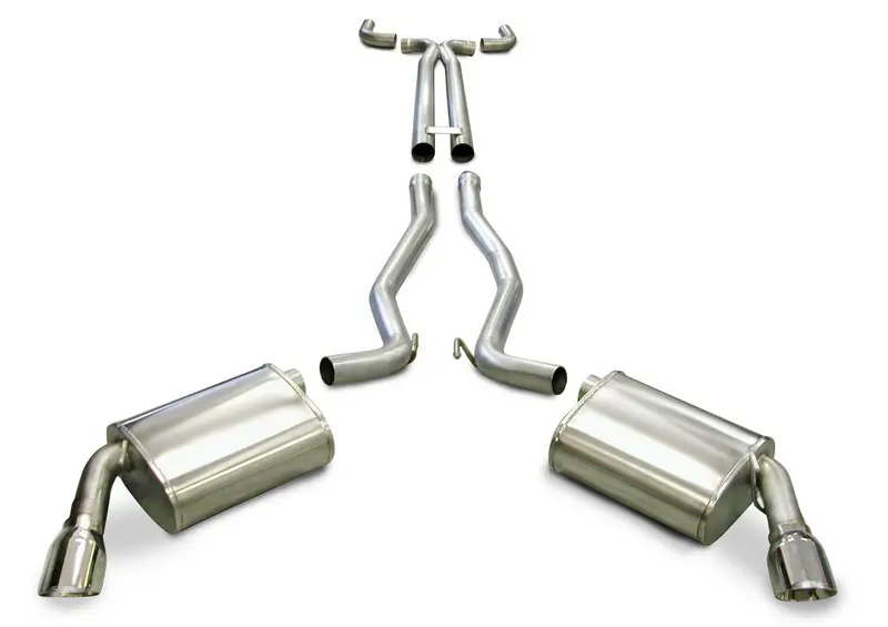 Corsa Sport Cat-Back + X-Pipe Exhaust For 2010–2015 Chevrolet Camaro Ss 6.2L V8 (Manual, Excludes 1Le Package) 1