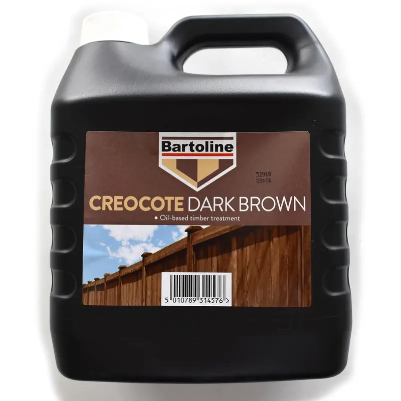 Creocote Wood Preserver – 4-Litre Traditional Brown Protective Treatment For Exterior Timber 1
