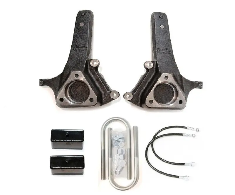 Cst 4-Inch Front / 1-Inch Rear Lift Kit With Cast Spindles For 2006–2008 Dodge Ram 1500 2Wd 1