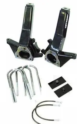 Cst 4-Inch Front / 1-Inch Rear Lift Kit With Fabricated Spindles For 2002–2008 Dodge Ram 1500 2Wd 1