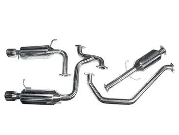 Dc Sports Dual Cat-Back Exhaust For 2003–2007 Hyundai Tiburon V6 1