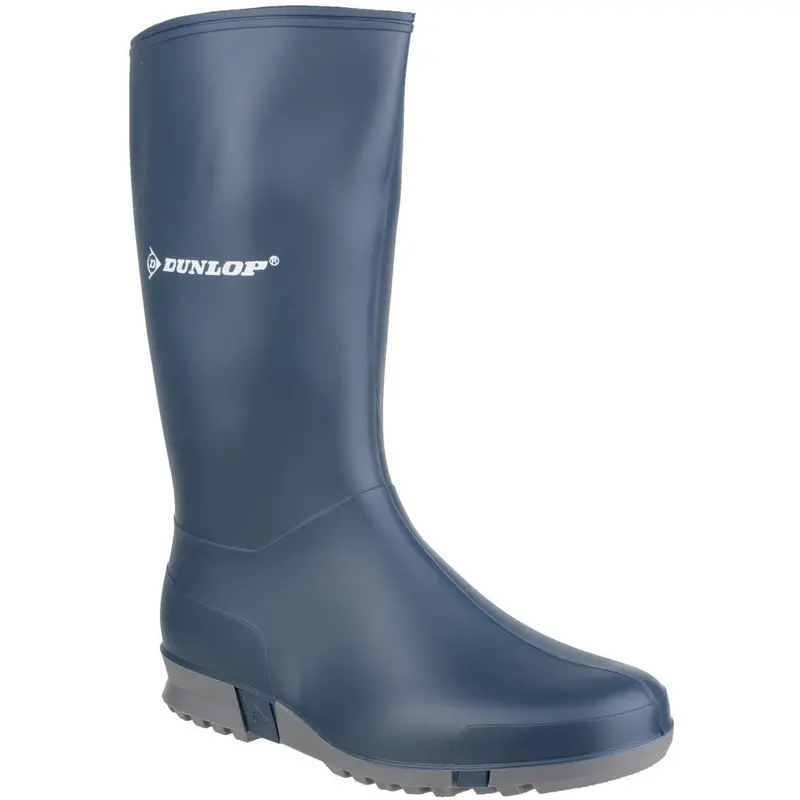 Dunlop Sport Blue Rubber Wellington Boots For Adults 1