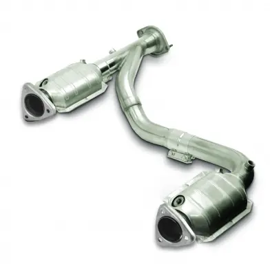 Dynatech 3" Stainless Steel Catted Intermediate Pipes For 2007–2010 Chevrolet Silverado & Gmc Sierra 2500Hd (6.0L V8) 1