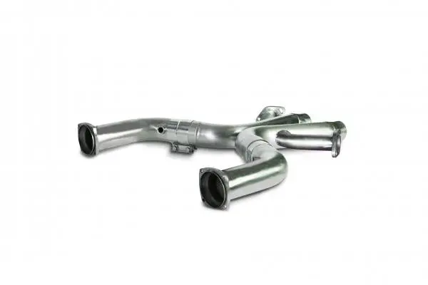 Dynatech 3" Stainless Steel Uncatted Intermediate Pipes For 2012–2013 Ford Mustang Boss 302 (5.0L V8) 1