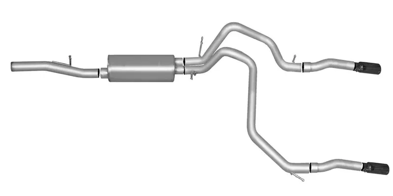 Gibson 2.25" Dual Aluminized Cat-Back Exhaust For 2015–2018 Chevy Tahoe & Gmc Yukon 5.3L V8 1