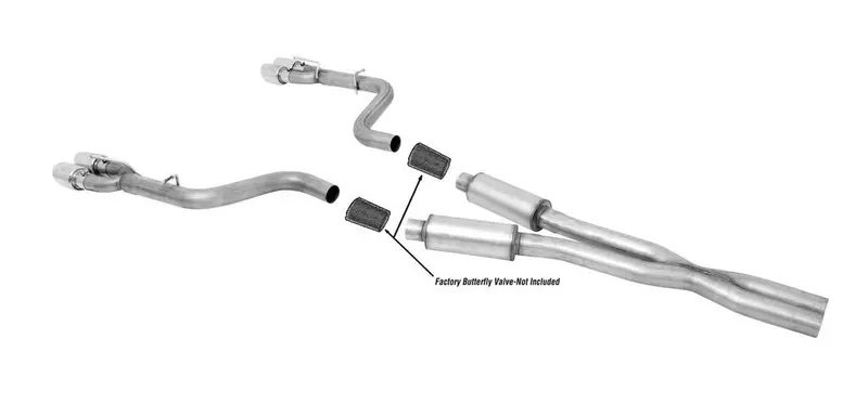 Gibson 3-Inch Dual Stainless Steel Cat-Back Exhaust For 2015–2017 Dodge Challenger Scat Pack & Srt Hellcat 1