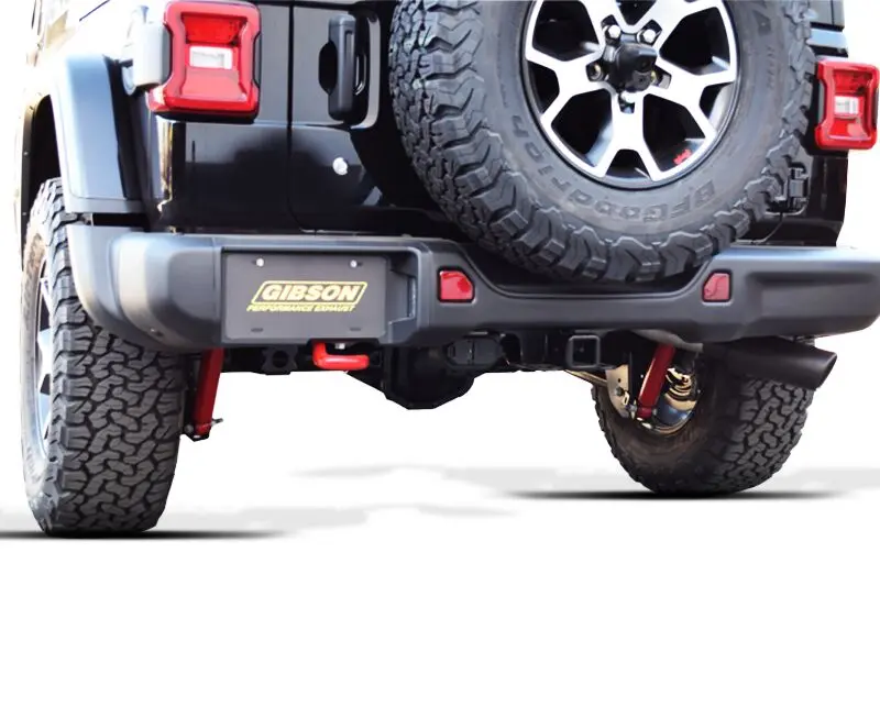 Gibson Black-Coated Cat-Back Exhaust For 2018 Jeep Wrangler Jl 1