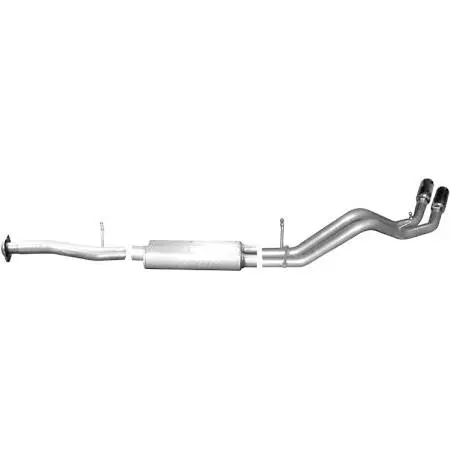 Gibson Dual Stainless Cat-Back Exhaust For 2007–2010 Silverado & Sierra 1500 (4.8L/5.3L V8, 6.5' Regular Cab) 1
