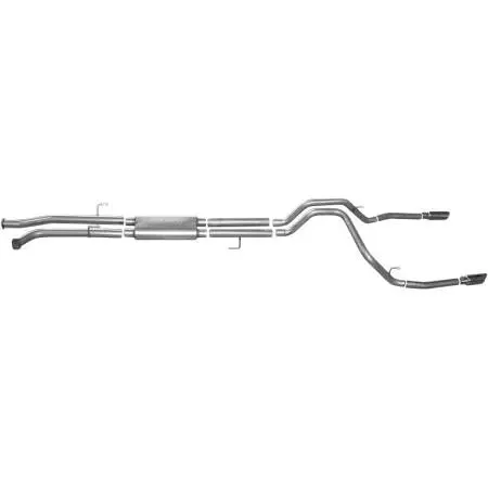 Gibson Dual Stainless Steel Cat-Back Exhaust For 2007–2017 Toyota Tundra (4.6L/4.7L/5.7L, Crew Cab 5.5' Bed Or Double Cab 6.5' Bed) 1