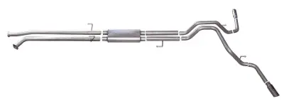 Gibson Extreme Dual Stainless Cat-Back Exhaust For 2007–2017 Toyota Tundra (4.6L/4.7L/5.7L, 8' Bed Double Cab) 1
