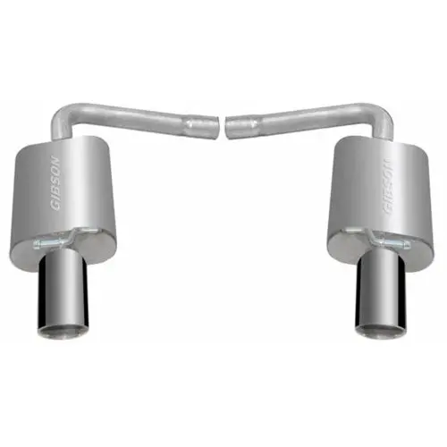 Gibson Performance Aluminized Axle-Back Exhaust For 2016–2017 Ford Explorer (2.3L Ecoboost, 4-Door) 1