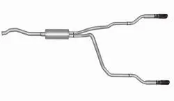 Gibson Performance Dual Aluminized Cat-Back Exhaust For 1998–2011 Ford Ranger & Mazda B-Series (2.5L/3.0L/4.0L, Extended Cab, 6' Bed) 1