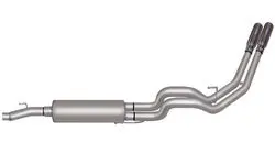 Gibson Performance Dual Stainless Steel Cat-Back Exhaust For 2011–2014 Ford F-150 Raptor 6.2L (Supercab, 5.5' Bed) 1