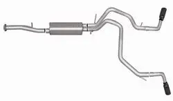 Gibson Performance Extreme Dual Stainless Steel Cat-Back Exhaust System For 2007–2014 Chevrolet Avalanche & Suburban 1500 5.3L V8 1