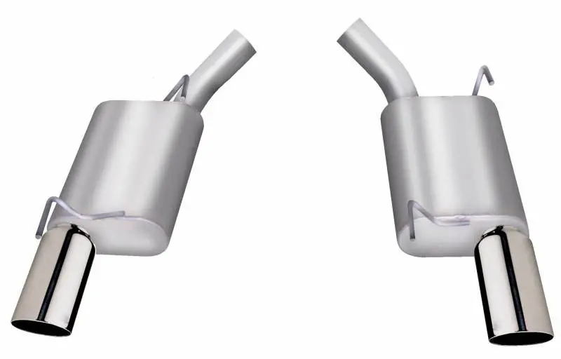 Gibson Stainless Steel Axle-Back Exhaust For 2005–2010 Ford Mustang Gt 4.6L V8 1