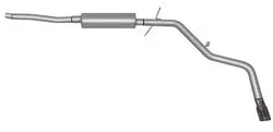 Gibson Stainless Steel Cat-Back Exhaust For 2002–2004 Nissan Frontier (3.3L 4Wd, Supercharged) 1