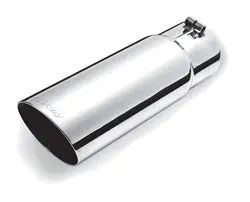 Gibson Stainless Steel Exhaust Tip – 2.25" Inlet, 4" Outlet 1