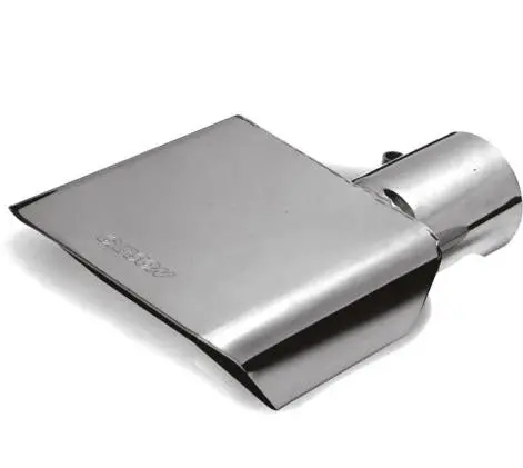 Gibson Stainless Steel Exhaust Tip – 2.25" Inlet, 6" X 2.75" Rectangular Right-Side Outlet 1