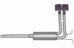 Gibson Super Truck 3" Aluminized Cat-Back Exhaust For 1987–1996 Ford F-150/F-250 (4.9L/5.0L/5.8L, Extended Cab, 8' Bed) 1