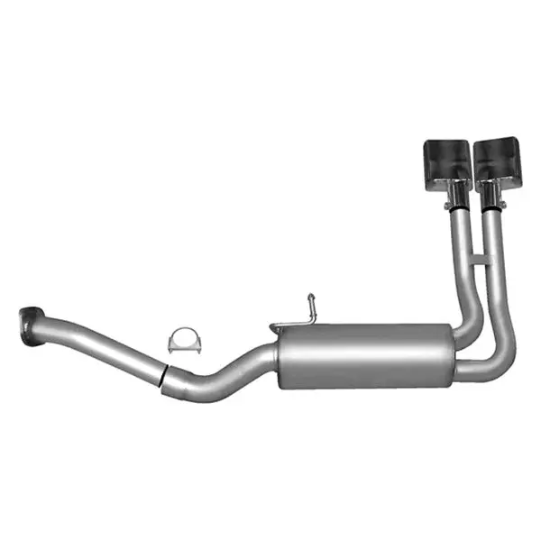 Gibson Super Truck Aluminized Cat-Back Exhaust For 2002–2006 Chevy Silverado & Gmc Sierra 1500 (4.3L/4.8L/5.3L, Extended Cab 8" Bed) 1