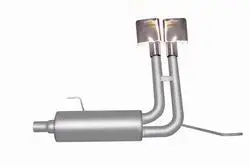 Gibson Super Truck Aluminized Cat-Back Exhaust For 2004–2008 Ford F-150 (4.6L/5.4L V8, Super Crew 5.5' Or Super Cab 6.5' Bed) 1