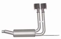 Gibson Super Truck Aluminized Cat-Back Exhaust For 2005–2008 Ford F-150 (4.2L/4.6L/5.4L, Standard Cab, 6.5' Bed) 1