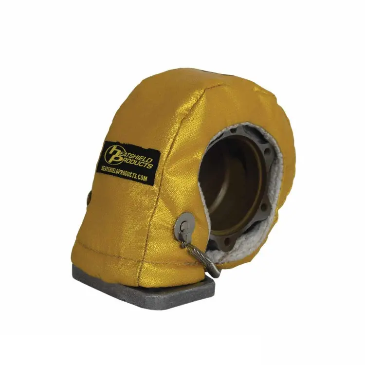 Gold Turbo Heat Shield – T6 Flange-Compatible Turbocharger Thermal Barrier By Heatshield Products 1