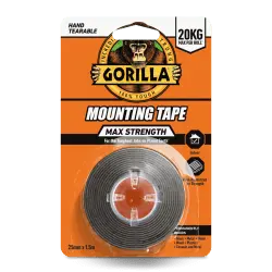 Gorilla Heavy-Duty Mounting Tape – Double-Sided, No-Drill Adhesive Strips 1