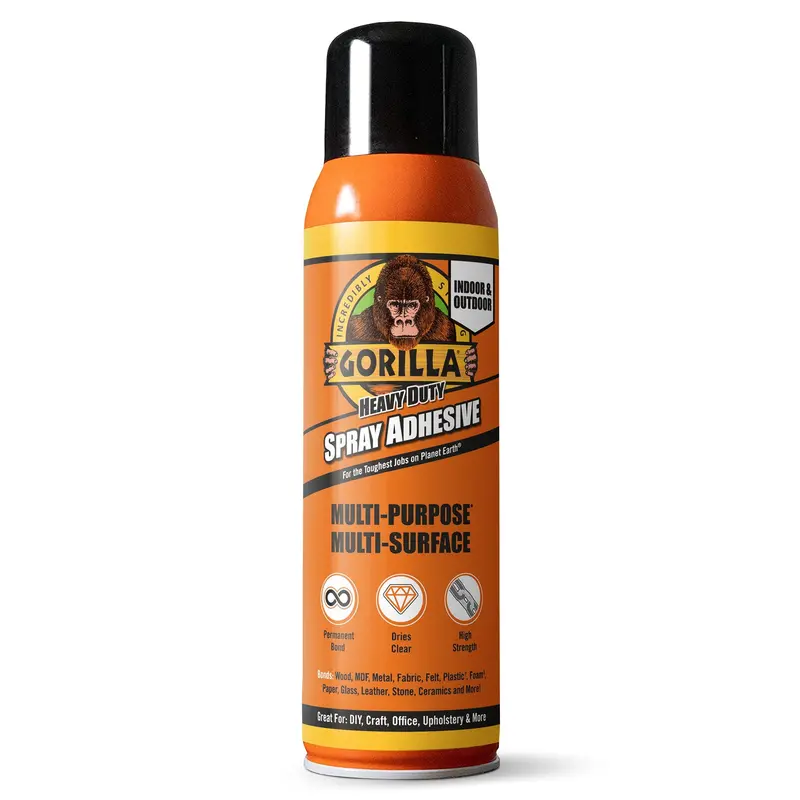 Gorilla Heavy-Duty Spray Adhesive – Industrial-Strength, Fast-Bonding Formula 1