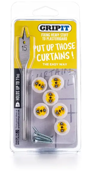 Gripit Curtain Rail Fixing Kit – Concealed Bracket Solution 1