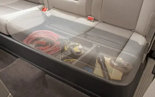 Husky Gearbox Under-Seat Storage Box For 2007–2013 Chevy Silverado & Gmc Sierra Crew Cab 1