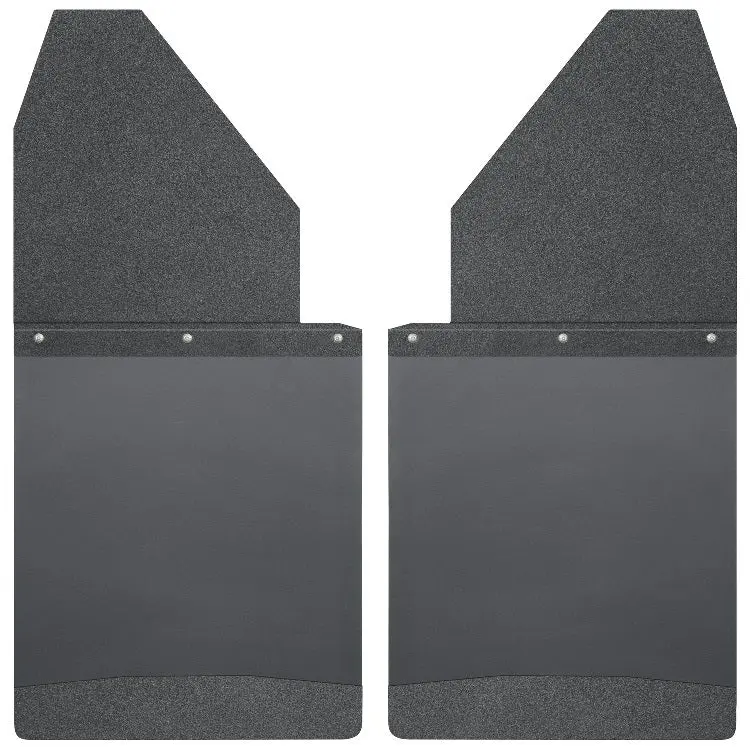 Husky Kickback Mud Flaps – Universal 14" Wide With Black Top & Weight 1