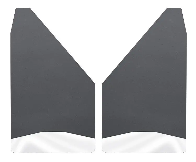 Husky Stainless Steel Weighted Thermoplastic Mud Flaps – Universal 12" Wide 1