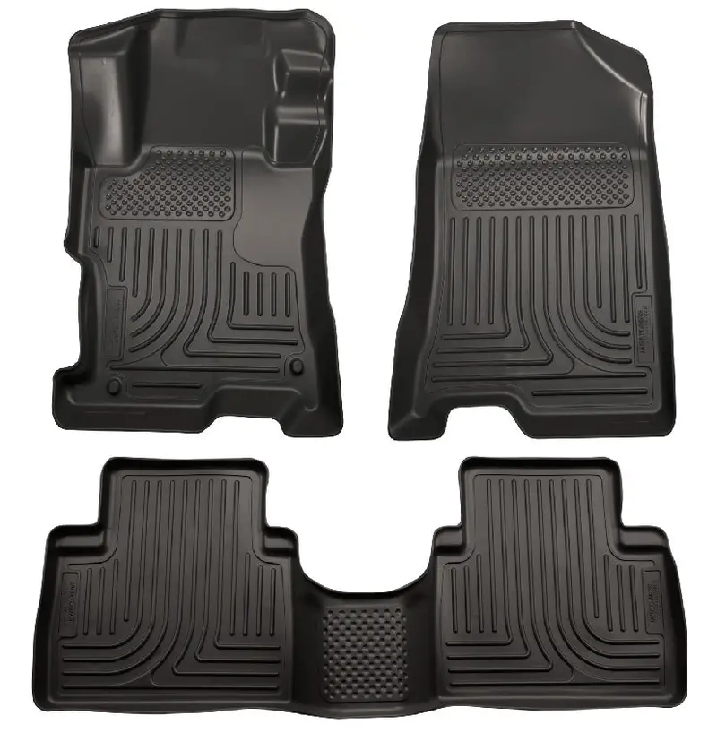 Husky Weatherbeater All-Weather Floor Liners – Front & Rear For 2014–2015 Kia Sorento 1