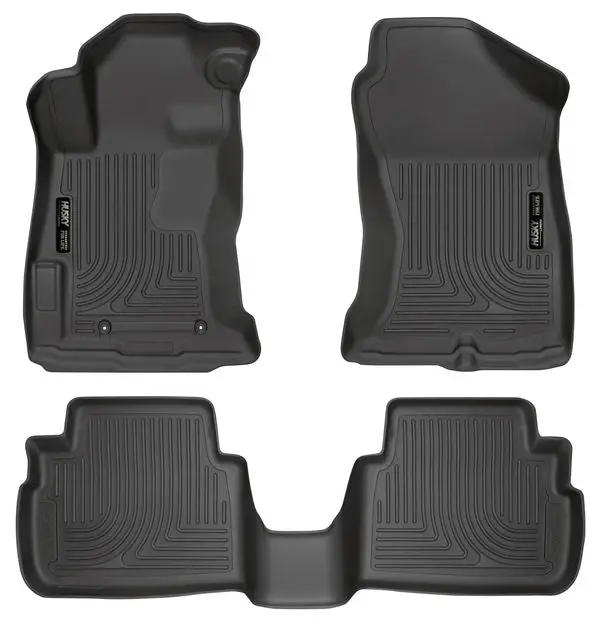Husky Weatherbeater All-Weather Floor Liners – Front & Rear For 2017 Subaru Impreza 1