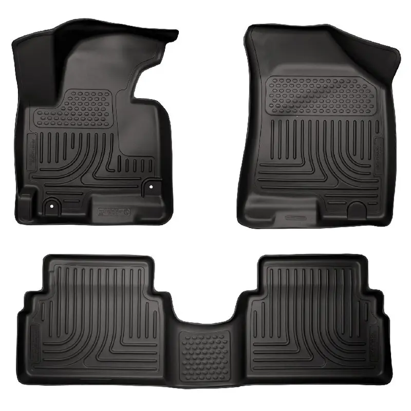Husky Weatherbeater Custom Fit Floor Liners – Front & Rear For 2014–2016 Kia Sportage 1