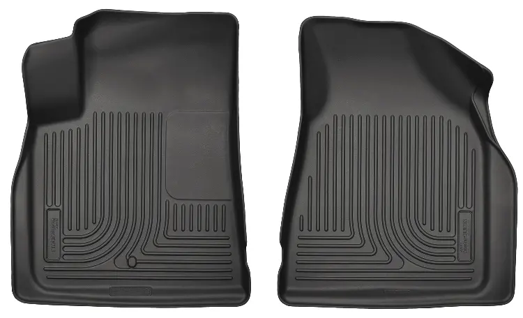 Husky Weatherbeater Front Floor Liners For 2008–2015 Buick Enclave, Chevrolet Traverse, Gmc Acadia & Saturn Outlook 1