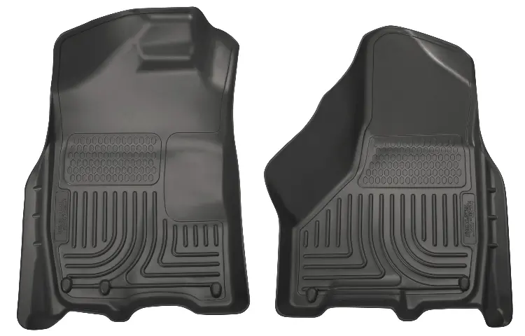 Husky Weatherbeater Front Floor Liners For 2009–2015 Dodge Ram 1500 & 2010–2015 Ram 2500/3500 Crew Cabs 1