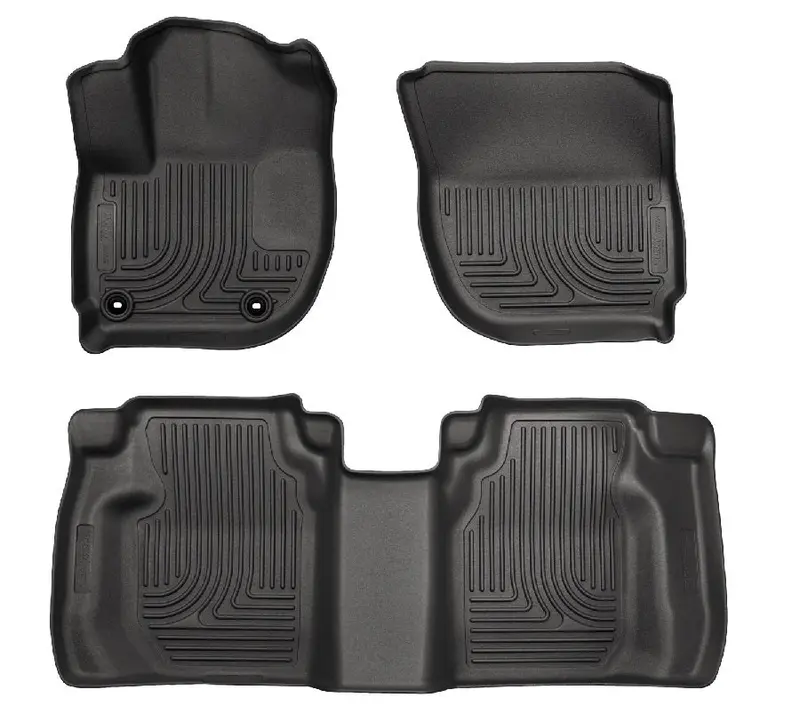 Husky Weatherbeater Front & Rear Floor Liners For 2015 Honda Fit 1